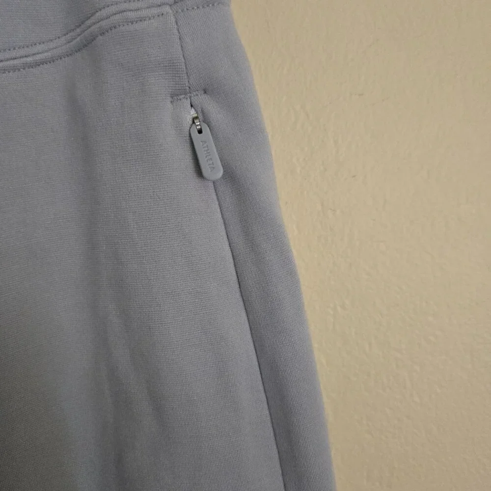 Athleta Eastbound Wide Leg Pants Zip Pockets Mint Green Size 12